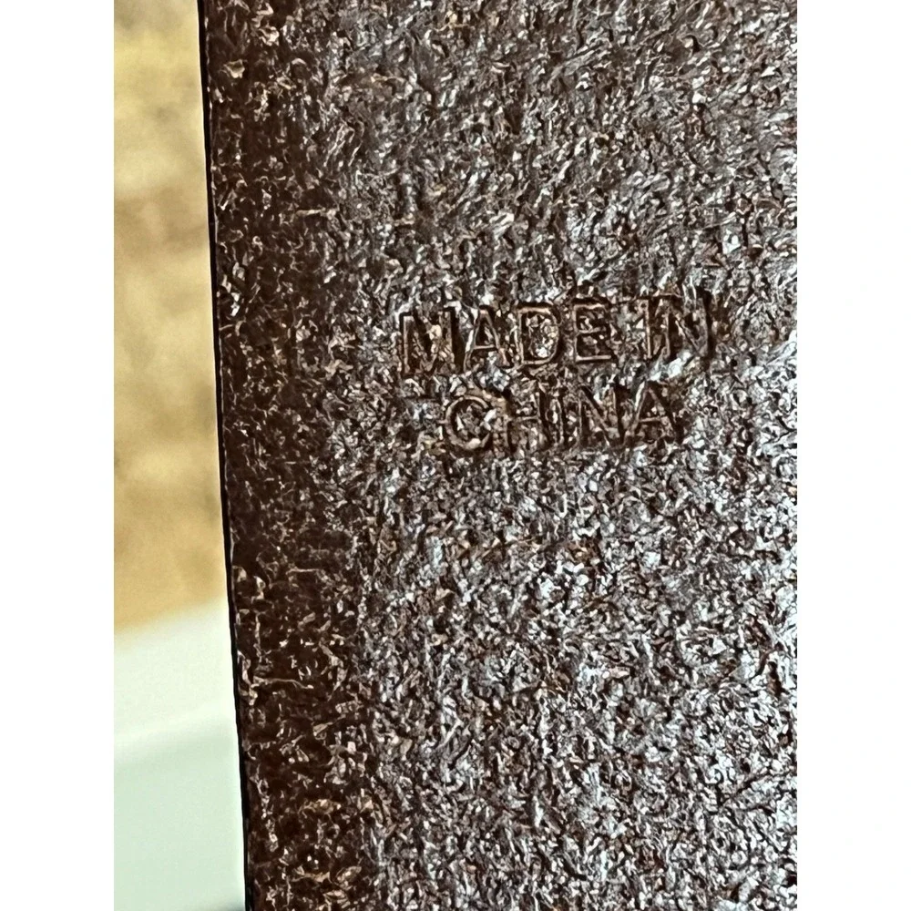 Polo Ralph Lauren Belt‎ Mens 42 105cm Brown Genuine Italian Leather